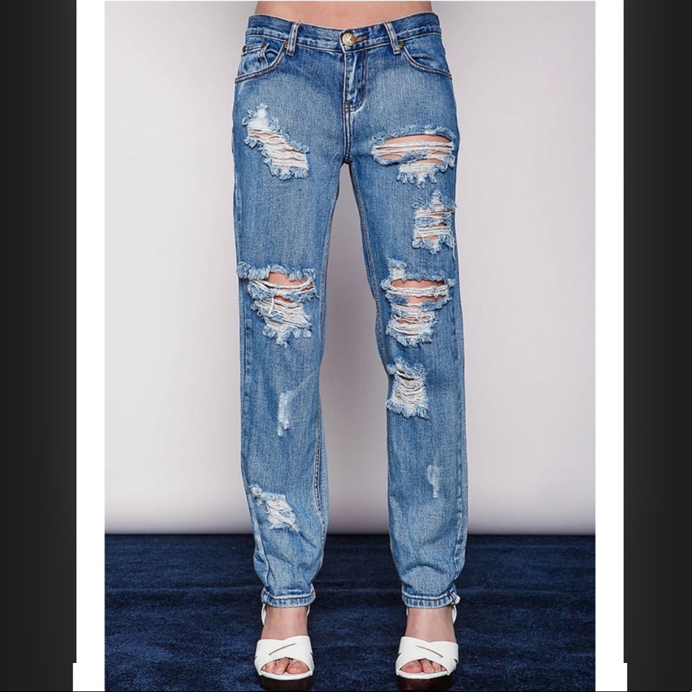 One Teaspoon X Free People Awesome Baggies Jeans